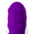 Вібратор-кролик Taty з пульсуючими кульками, силікон, фіолетовий, 21,5 см (44285) – фото 3