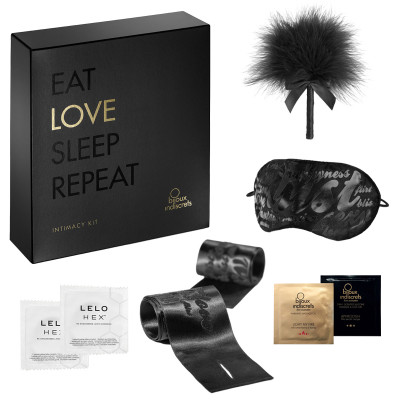Подарочный набор для секса Bijoux Indiscrets INTIMACY LOVE, черный, 7 предметов (45196) – фото 1