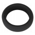 Ерекційне кільце Black Velvets Cock Ring, 3.8 см, силікон, чорне (53395) – фото 2