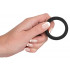 Ерекційне кільце Black Velvets Cock Ring, 3.8 см, силікон, чорне (53395) – фото 6