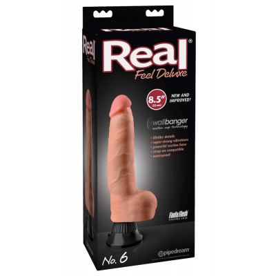 Вібратор реалістичний на присоску Real Feel Deluxe, 22 см х 4.5 см (52627) – фото 1