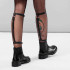 Гартери для гомілок Bijoux Indiscrets Maze Back Leg Garter, чорні (45205) – фото 4