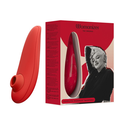Бесконтактный стимулятор клитора Womanizer Marilyn Monroe Special Edition, яркий красный (52966) – фото 1