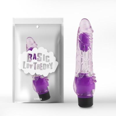 Вибратор реалистичный Realistic Vibe, фиолетовый,  20.5 х 5 см (52505) – фото 1