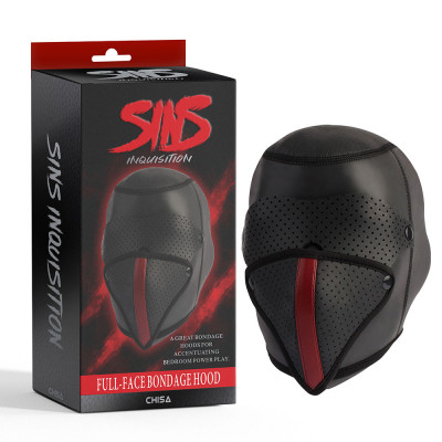 Маска-шлем с отстёгивающимися элементами Sins Iquisition Full-face, черная (52517) – фото 1