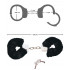 Наручники с черным мехом Bad Kitty Handcuffs, металл (52579) – фото 2