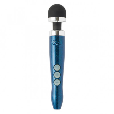 Массажер-микрофон Doxy Die Cast 3R Wand Vibrator, синий (46318) – фото 1