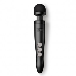 Масажер-мікрофон Doxy Die Cast 3R Wand Vibrator, чорний – фото