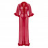 Пеньюар эротический Leg Avenue Marabou Trimmed Long Robe, красный, размер One size (207452) – фото 3