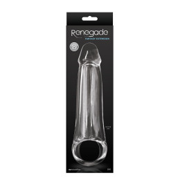 Насадка на пенис удлиняющая Renegade Fantasy Extension Lg Clear, 23.3 см х 6 см