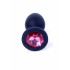 Анальная пробка силиконовая с розовым камнем Plug-Jewellery, 8 см х 3.5 см (54058) – фото 8