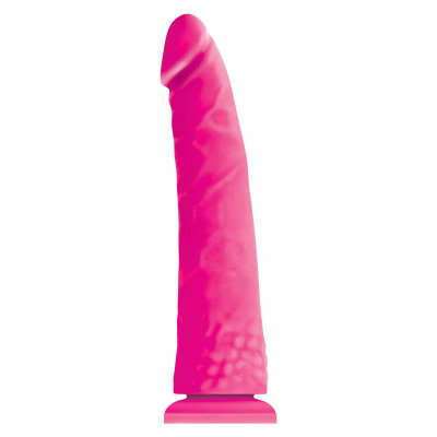 Фалоімітатор на присоску реалістичний Colours Pleasure, рожевий, 20 см х 3.7 см (203656) – фото 1