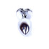 Анальная пробка с розовым камнем Plug-Jewellery Silver Heart, 7 см х 2.7 см (54024) – фото 4