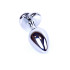 Анальная пробка с розовым камнем Plug-Jewellery Silver Heart, 7 см х 2.7 см (54024) – фото 6