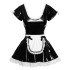 Костюм сексі покоївки Black Level Vinyl Maid's Dress, S, чорне (214062) – фото 4