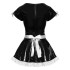 Костюм секси горничной Black Level Vinyl Maid's Dress, S, черное (214062) – фото 3