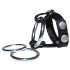 Ремешок на член и мошонку, 3 съемных кольца Bad Kitty Leather Strap (213804) – фото 3