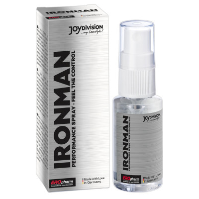 Спрей для члена збудливий з ефектом продовження Ironman Spray, 30 мл (213839) – фото 1
