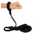 Система фіксації з бондажной мотузки Bad Kitty Handcuffs 1, чорна (214031) – фото 3