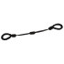 Наручники з бондажной мотузки Bad Kitty Handcuffs 1, чорні (214030) – фото 4