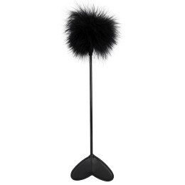 Стек двосторонній Bad Kitty Feather Wand, чорний – фото
