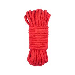 Веревка для бондажа хлопковая, красная, 5 м – фото