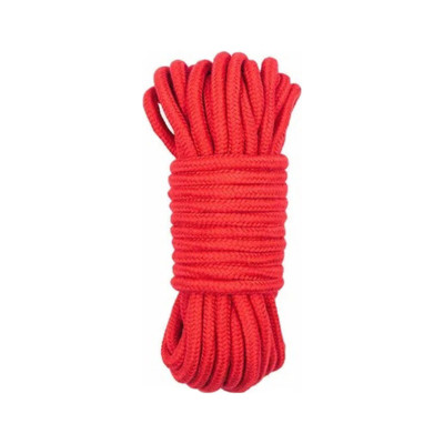 Веревка для бондажа хлопковая, красная, 5 м (207920) – фото 1