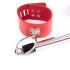 Распорка с наручниками и поножами, металл NO TABOO, красная (207966) – фото 2