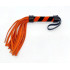 Батіг (флоггер) замшева, оранжево-чорна, 16 см (208029) – фото 3