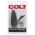Вибропуля с пультом COLT Multi-Speed Power Bullet, серебристая (207669) – фото 2
