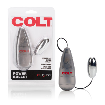 Віброкуля з пультом COLT Multi-Speed Power Bullet, срібляста (207669) – фото 1