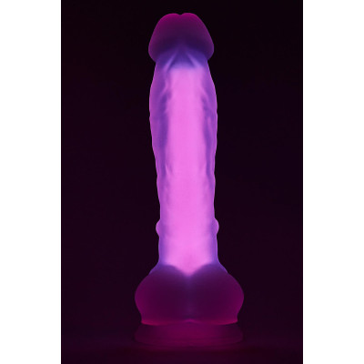 Фаллоимитатор светящийся в темноте Dream Toys Radiant, L, розовый (205687) – фото 1