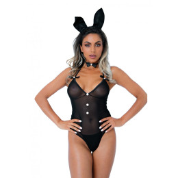 Костюм кролика еротичний daring Intimates Classic Bunny, 3 предмета, Чорний, S / M – фото