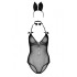 Костюм кролика еротичний daring Intimates Classic Bunny, 3 предмета, Чорний, S / M (207686) – фото 4