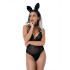 Костюм кролика еротичний daring Intimates Classic Bunny, 3 предмета, Чорний, S / M (207686) – фото 6