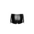 Шортики сексуальные Noir Handmade M, виниловые, со шнуровкой, черные (208309) – фото 5