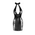 Платье сексуальное с полупрозрачными вставками Noir Handmade M, винил, черное (208371) – фото 9