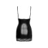 Сукня сексуальна з мереживом Noir Handmade M, вініл, чорне (208340) – фото 5