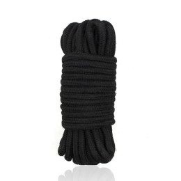 Веревка для связывания, хлопок, 10 м, черная – фото