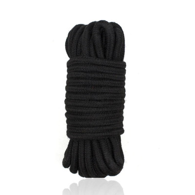 Мотузка для зв'язування, бавовна, 10 м, чорна (207933) – фото 1
