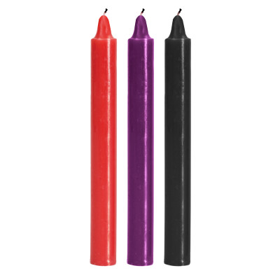 Свічки для БДСМ низькотемпературні TOYJOY Japanese Drip Candles, 3 шт (207664) – фото 1