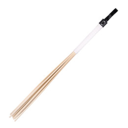 Ротанг (різки) дерев'яний на 8 палиць, Біла ручка, 60см – фото