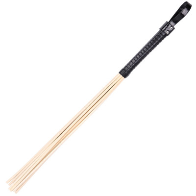 Ротанг (різки) дерев'яний на 8 палиць, Чорна ручка, 60см (208043) – фото 1
