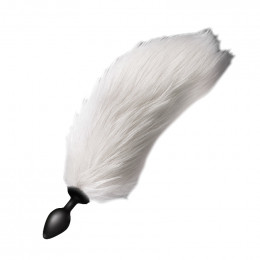 Анальний хвіст з підсвічуванням Runyu, білий – фото