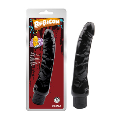 Вибратор реалистичный Rubicon 8.9 Chisa, черный, 22.5 см х 4.7 см (205426) – фото 1
