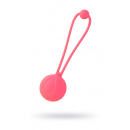 Вагінальна кулька LEroina Rosy, силікон, рожева, 3.1 см, 50 г – фото