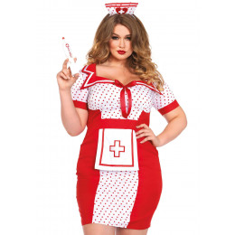 Костюм медсестры Leg Avenue Costume Bedside Betty, размер XL/XXL