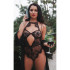 Боді еротичний мереживний Leg Avenue Teddy Body Lace Noir, розмір S (207565) – фото 5
