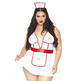 Костюм медсестры Leg Avenue Nightshift Nurse, 3 предмета, размер XL/XXL – фото