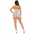 Платье сексуальное в сетку со стразами Leg Avenue Rhinestone, белое, размер One Size (207464) – фото 5